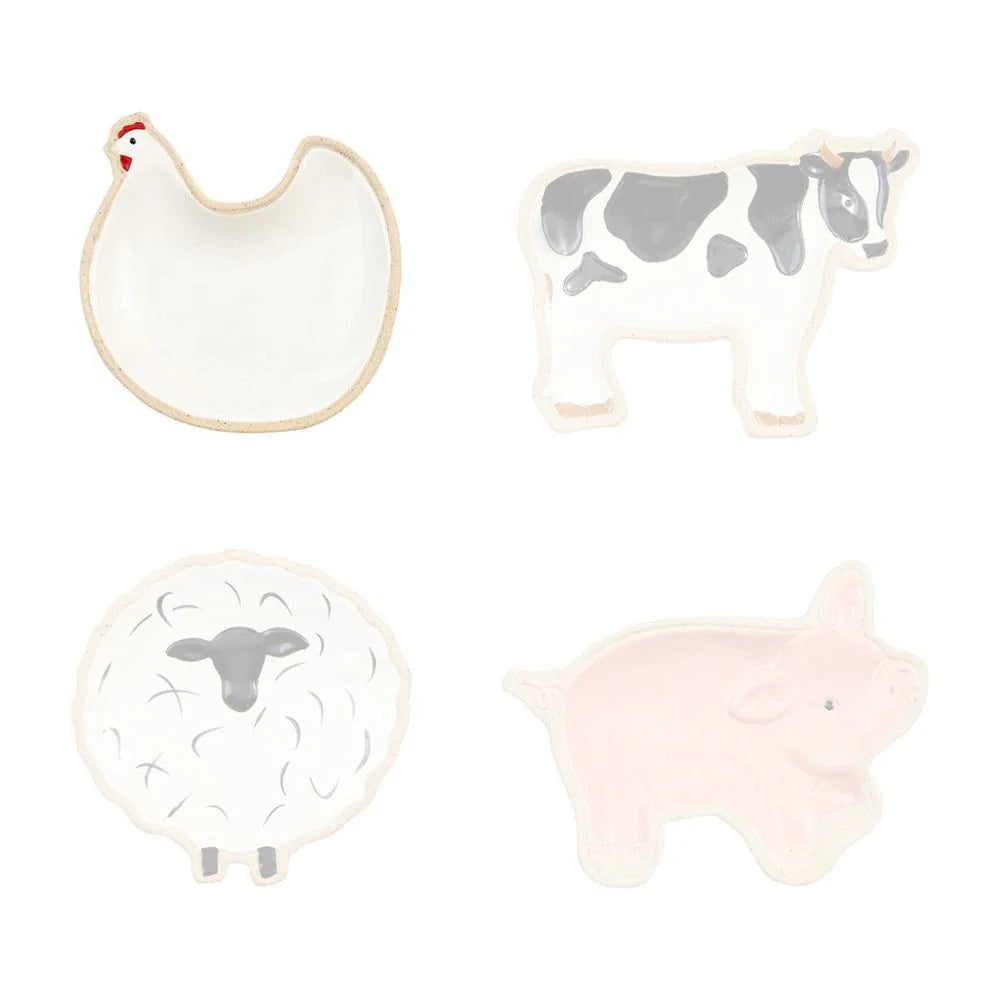 Mudpie Farm Animal Tidbit Dish