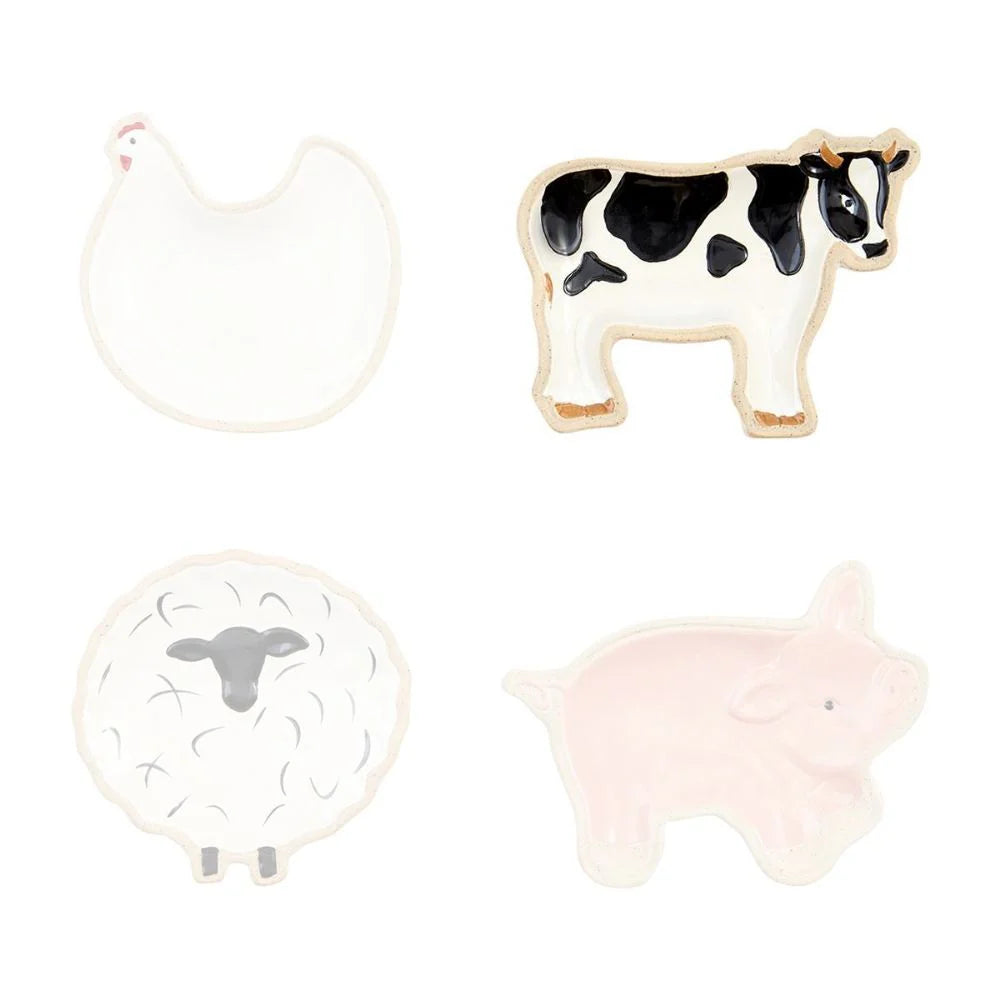Mudpie Farm Animal Tidbit Dish