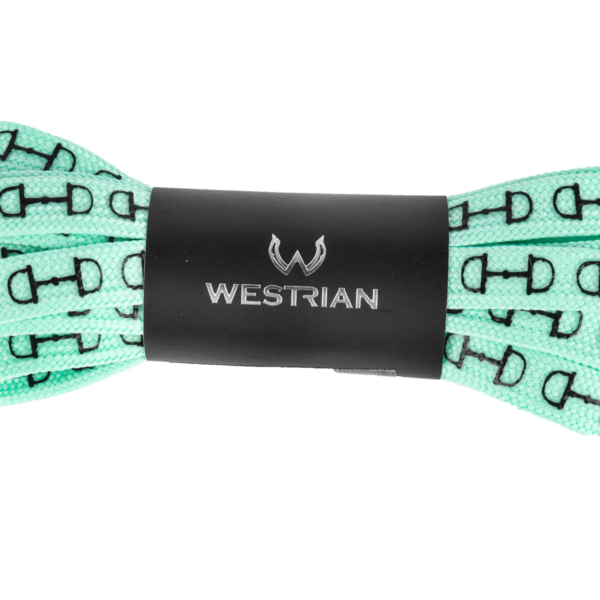 Westrian Western Equestrian Snaffle Bit Print Shoelaces 45"