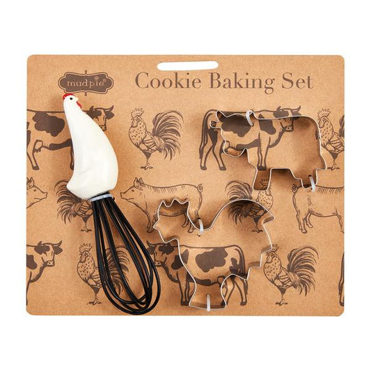 Mudpie Farm Animal Cookie Baking Set