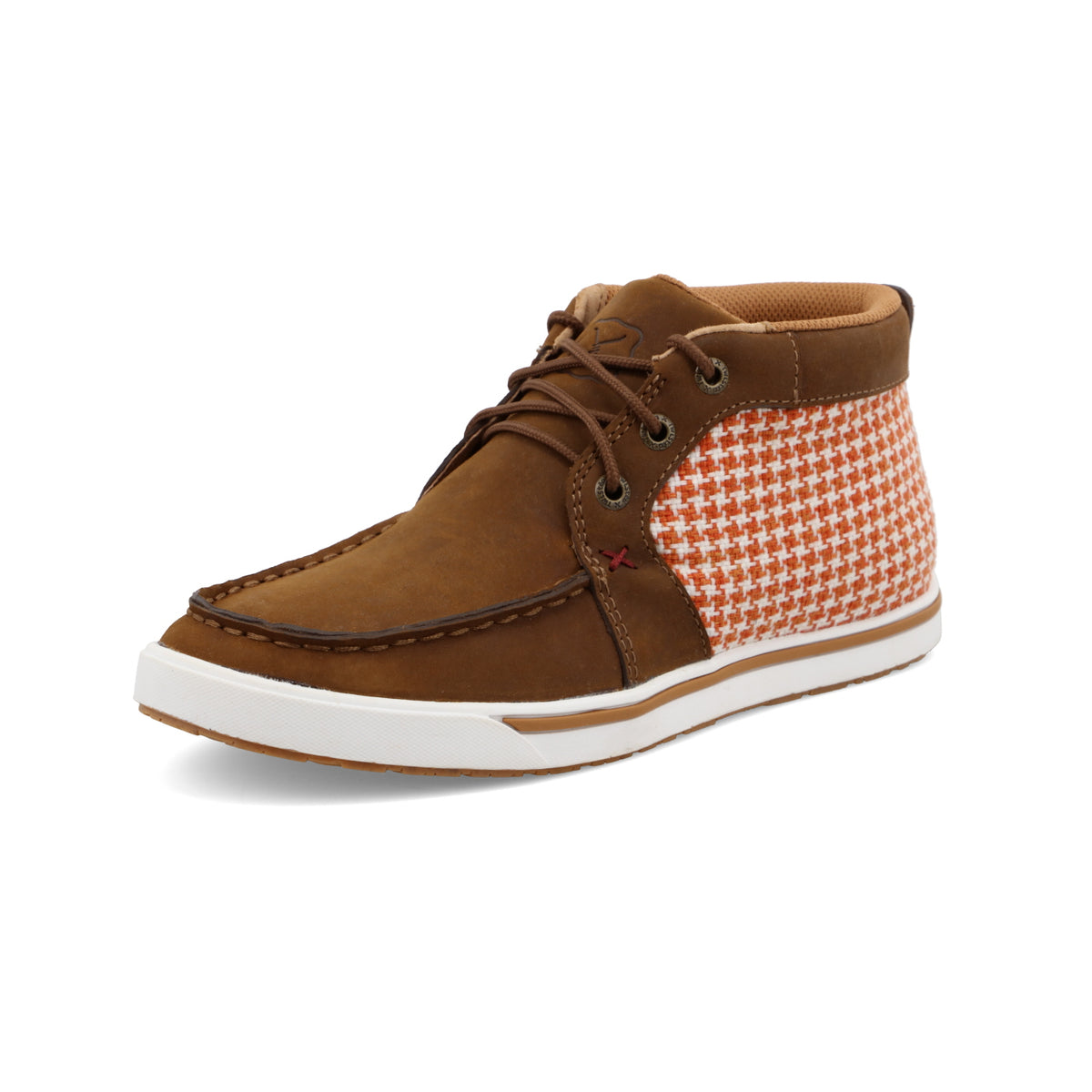 Twisted X Kicks Chukka Distressed Saddle/Orange