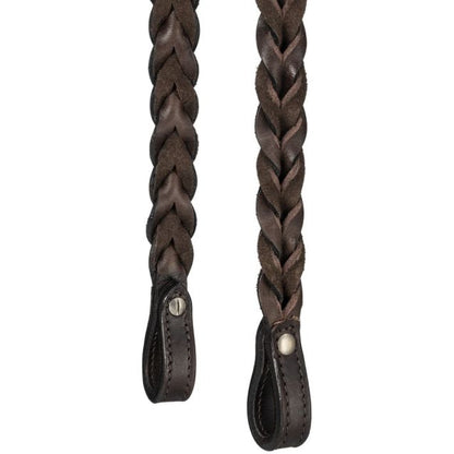 Tough 1 Braided Leather Browband Headstall