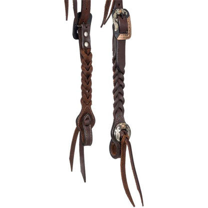 Tough 1 Braided Harness Leather Brow Headstall