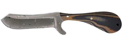 Whiskey Bent G10 Damascus Chaps Bullcutter