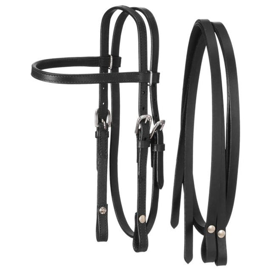 King Series Miniature Browband Headstall with Reins
