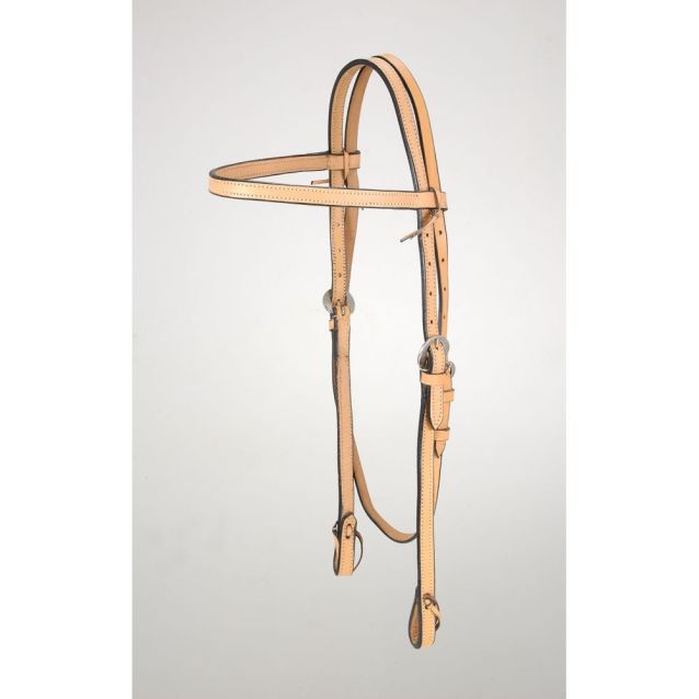 King Series Browband Headstall with Bit Tie Ends