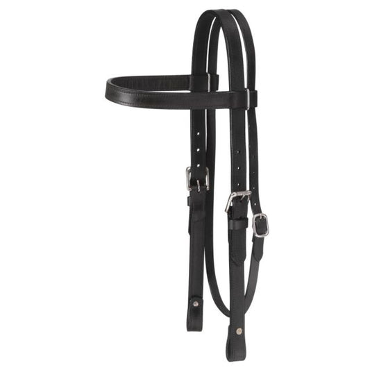 Tough 1 Large Horse/Draft Leather Browband Headstall