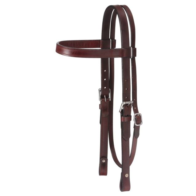 Tough 1 Large Horse/Draft Leather Browband Headstall