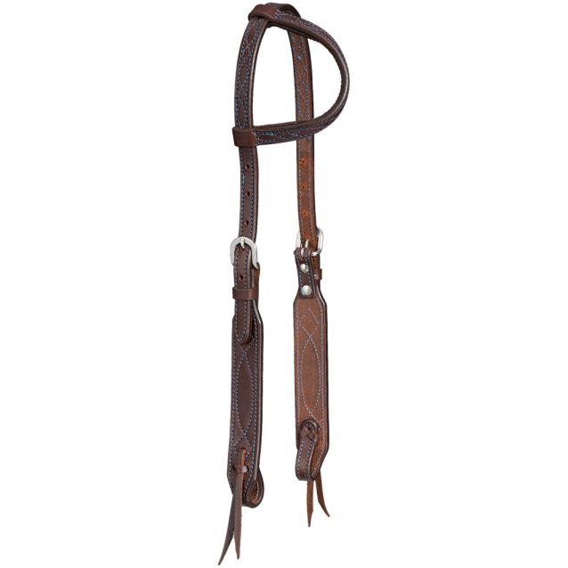 Tough 1 Harness Colored Thread Single Ear Headstall