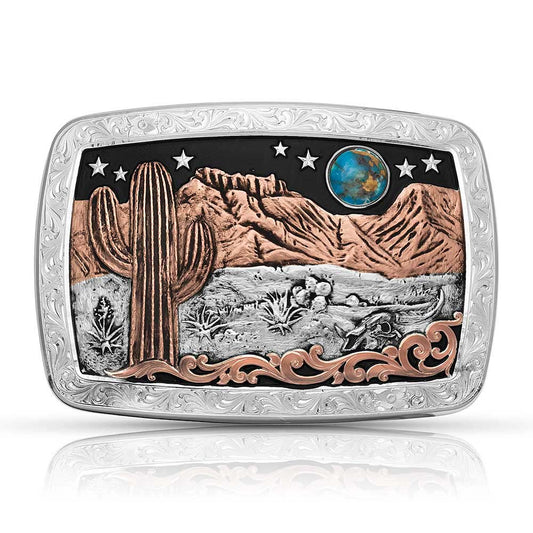 Montana Desert Moon Buckle