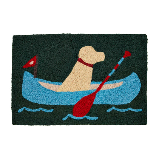 Mudpie Dog Canoe Washable Rug