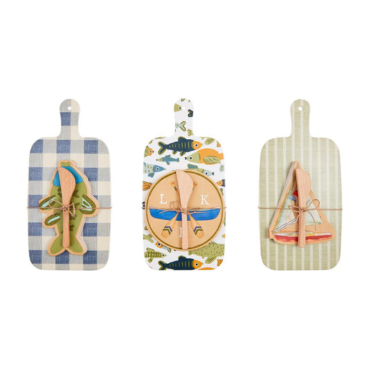 Mudpie Lake Outdoor Board and Napkin Set