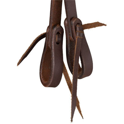 Tough 1 Harness Leather Split Reins with Poppers