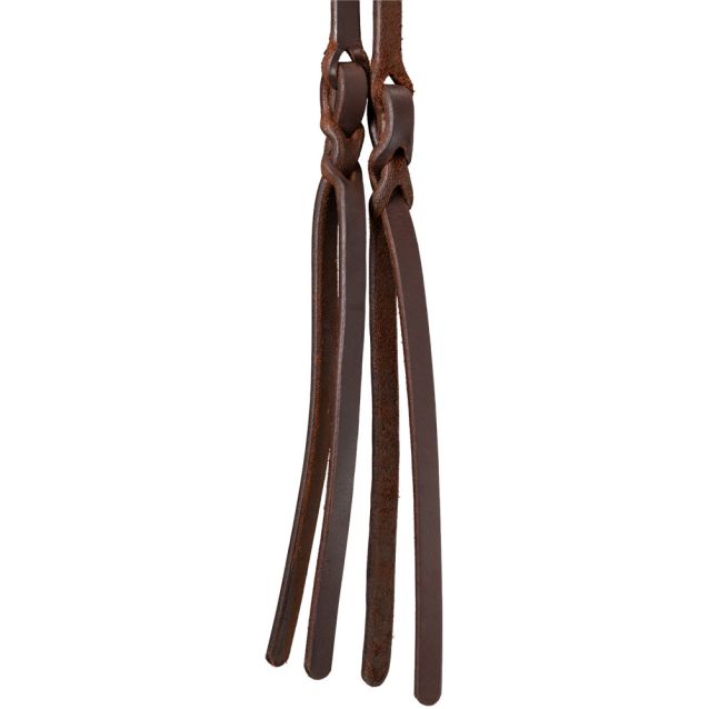 Tough 1 Harness Leather Split Reins with Poppers