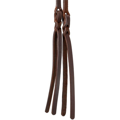 Tough 1 Harness Leather Split Reins with Poppers