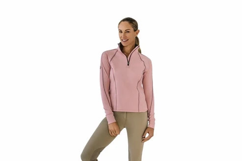 Ovation Ladies Layer Top Muted Clay