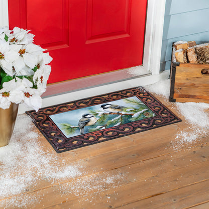 Evergreen Winter Chickadee Friends Sassafras Switch Mat