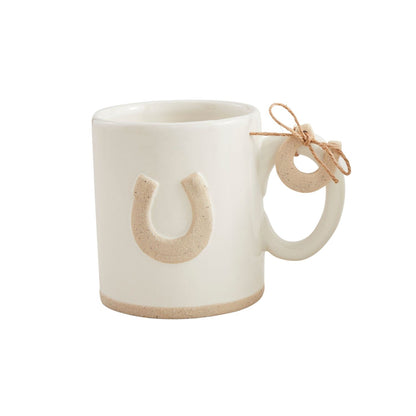Mudpie Farm Horse & Horseshoe Mug