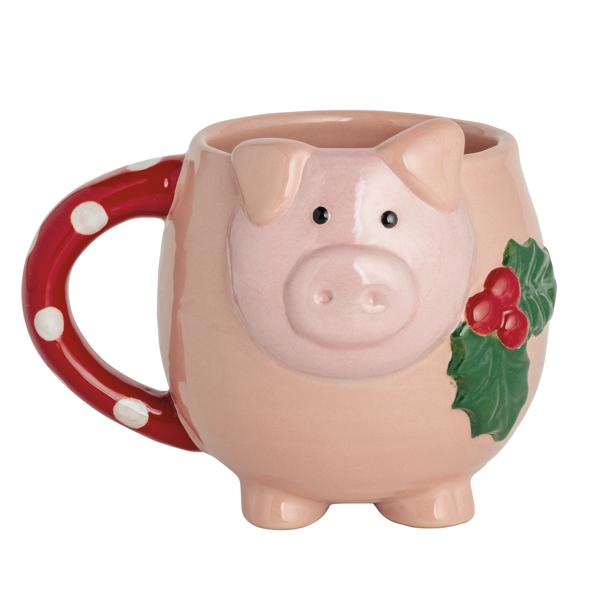 Mudpie Farm Animal Christmas Mug