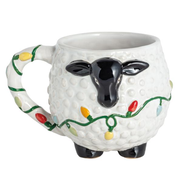 Mudpie Farm Animal Christmas Mug