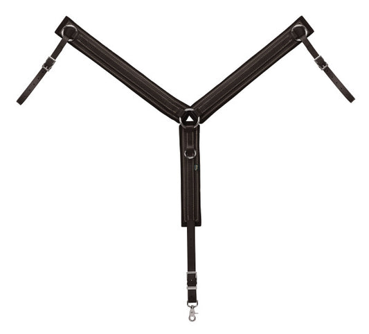 Weaver Trail Gear Synthetic Breastcollar Black