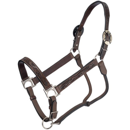 Silver Royal Dark Oil Ranch Halter