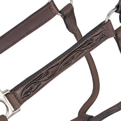 Silver Royal Dark Oil Ranch Halter