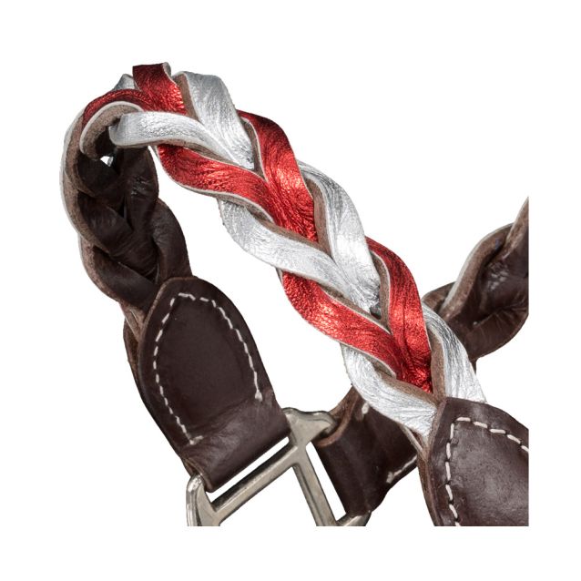 Tough 1 Patriotic Braided Leather Halter