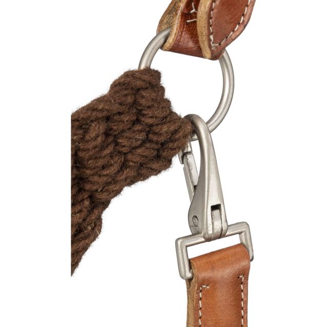 Tough 1 Wool String Leather Halter