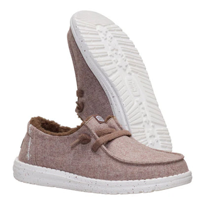 Hey Dude Wendy Wool Cozy Walnut