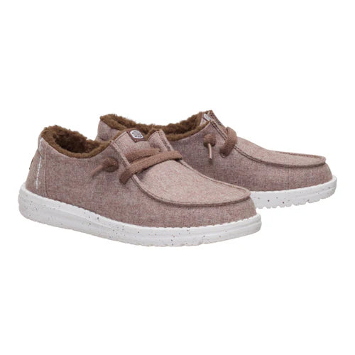 Hey Dude Wendy Wool Cozy Walnut