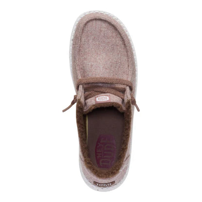 Hey Dude Wendy Wool Cozy Walnut