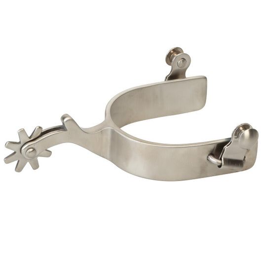 Weaver Mens Plain Rowel Stainless Steel Spur
