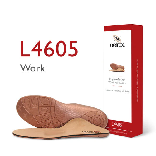 Aetrex L4605 Orthotic With Metatarsal Support Work Men