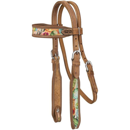 Tough 1 Cactus Print Miniature Browband Headstall