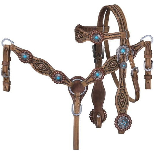 Royal King Serenity Mini Headstall and Breastcollar Set