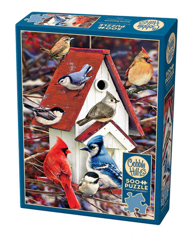 Outset Winter Birdhouse 500 Piece Puzzle