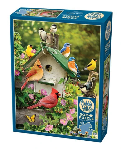Cobble Hill Summer Bird House 500 Piece Puzzle
