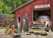Cobble Hill 500 Piece Puzzle Auto Repair
