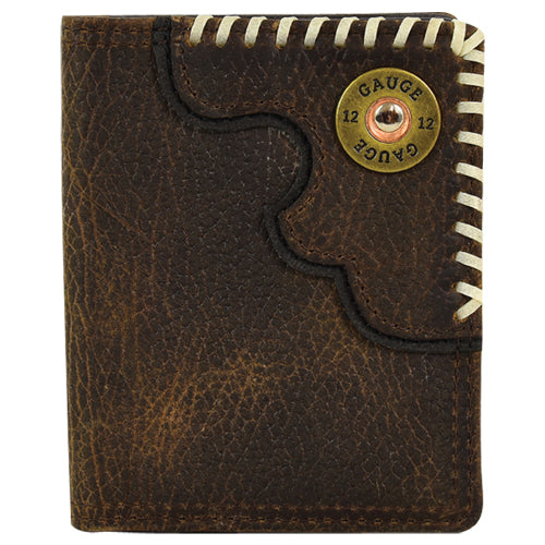 Justin 12 Gauge Concho Card Case Wallet