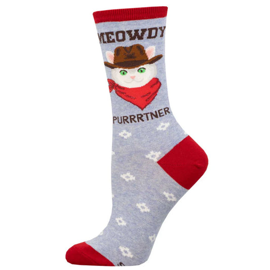 Socksmith Socks Meowdy Purrtner