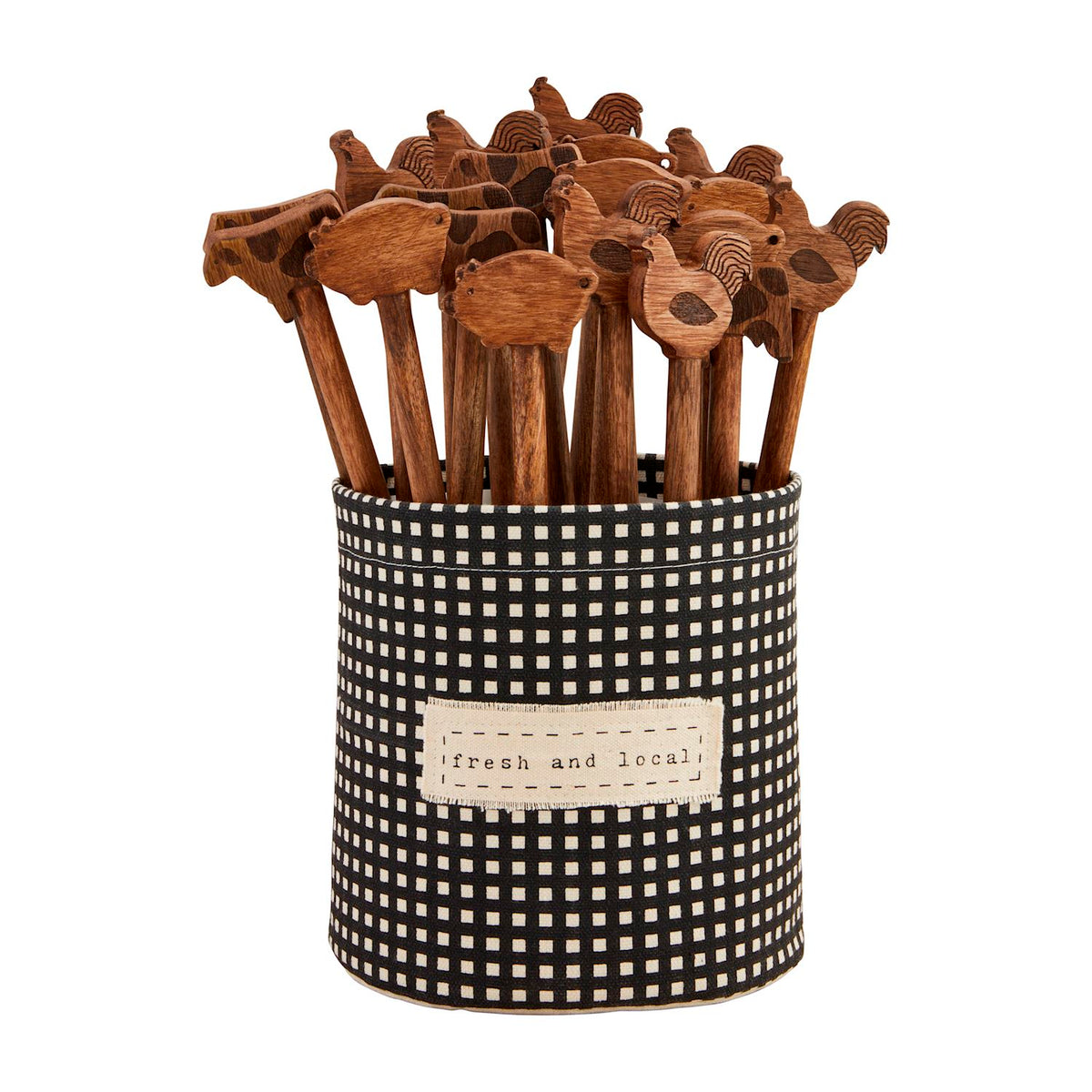 Mudpie Farm Animal Wooden Spoons