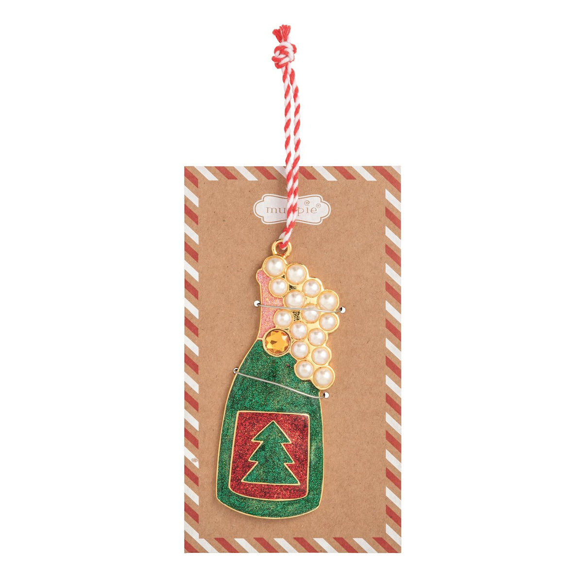 Mudpie Enamel Ornament