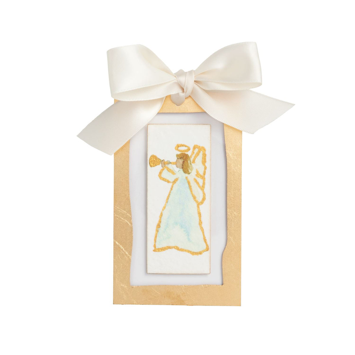 Mudpie Gold Painted Acrylic Ornament