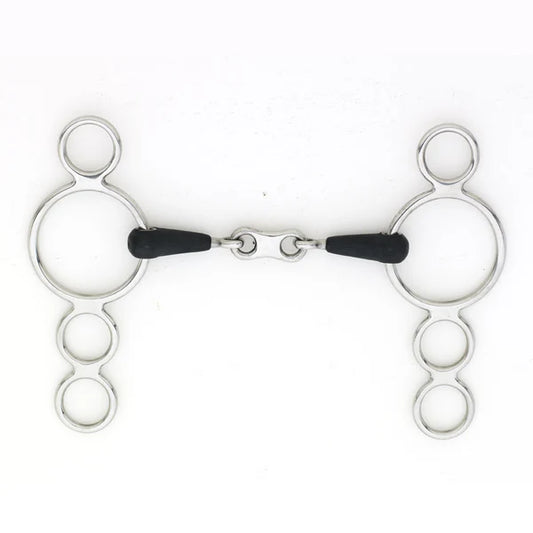 Centaur Eco Pure 3 Ring Gag French Bit