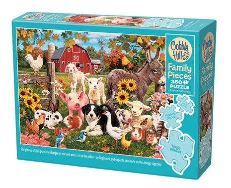 Cobble Hill Family Pieces Family Farm 350 Piece Puzzle