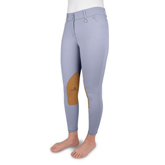 ROMFH Willow Euro Suede Knee Patch Breech Mist Grey