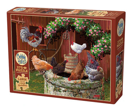 Outset The Chickens Are Well 275 Piece Puzzle (Copy)
