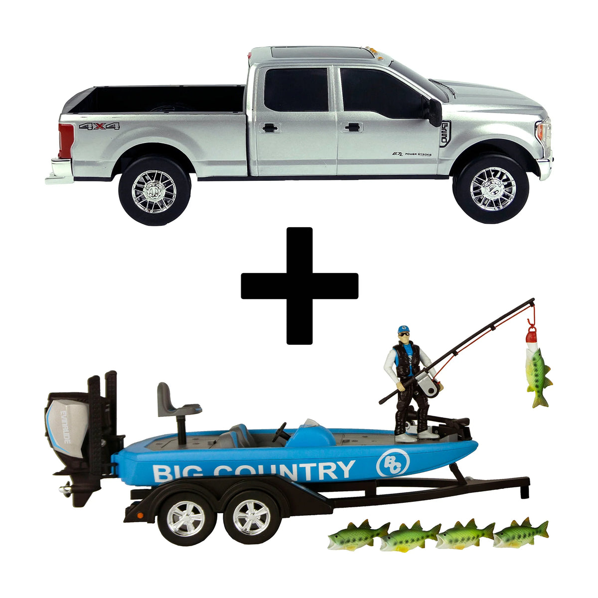 Big Country Toys Bass Fishing Set