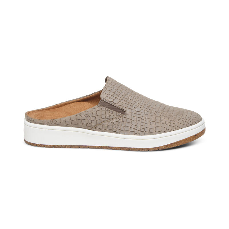 Aetrex Sneaker Mule Sasha Taupe